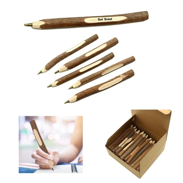 Vintage Handmade Wooden Ballpoint Pen