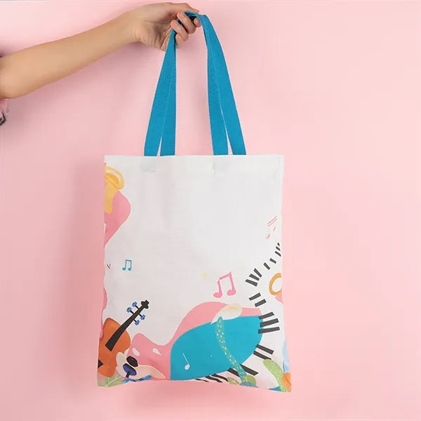 Natural Color Cotton Canvas Tote Bag