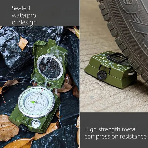 Multifunctional Survival Compass With Lanyard Pouch