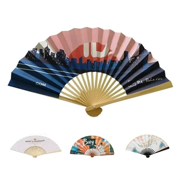 Full customized Folding Bamboo Fan