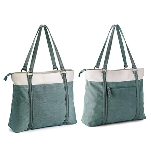 Canvas Laptop Tote Bag