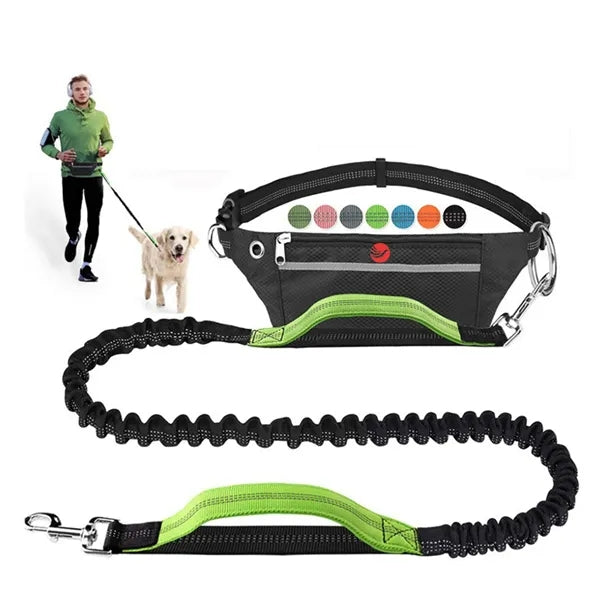 Dog Leash Bungee Waist Bag