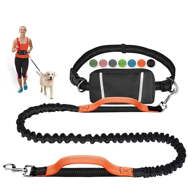 Dog Leash Bungee Waist Bag