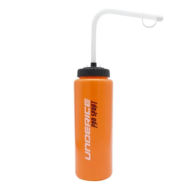 Hockey Water Bottle with Long Straw