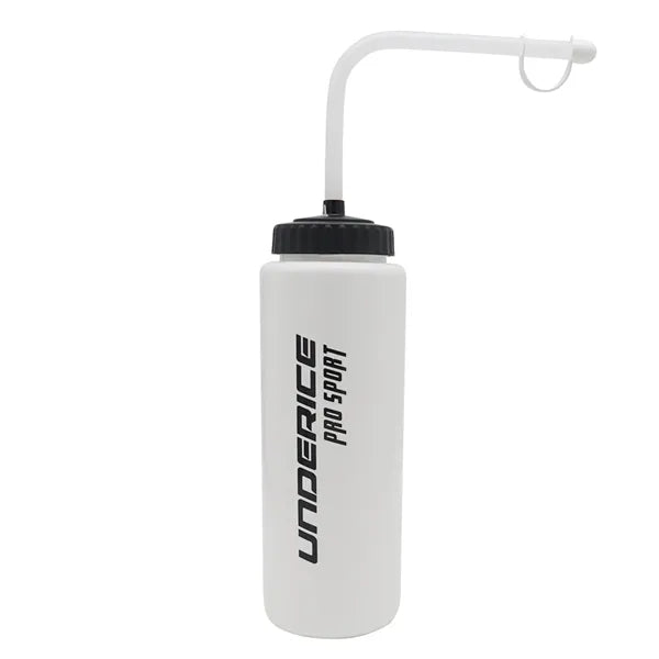 Hockey Water Bottle with Long Straw
