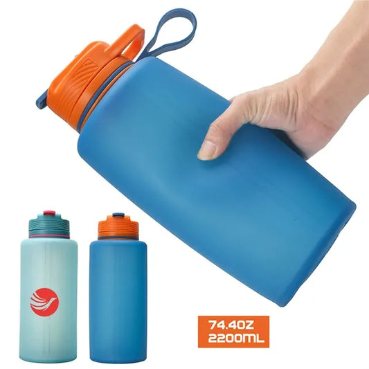 Silicone Sports Water Bottle