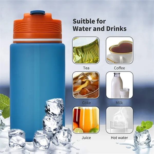 Silicone Sports Water Bottle