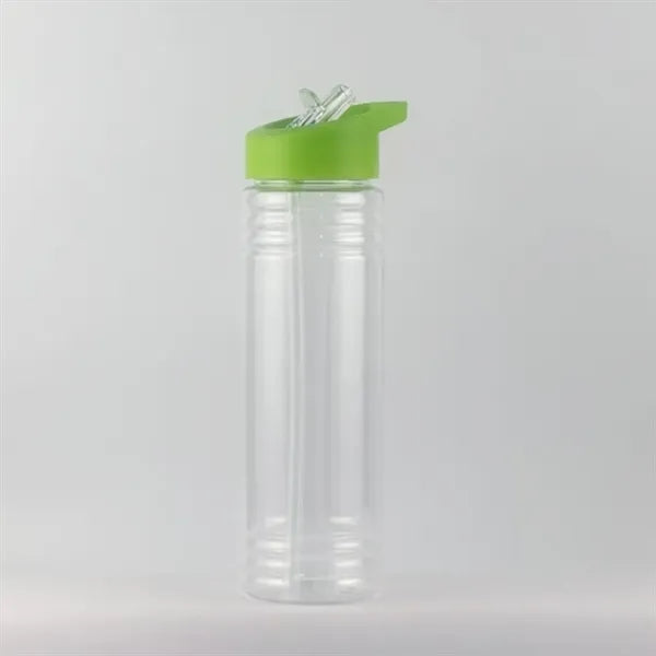 Clear Impact Water Bottle with Flip Straw Lid