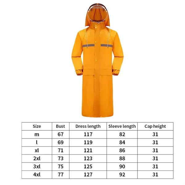 Waterproof Long Outdoor Raincoat