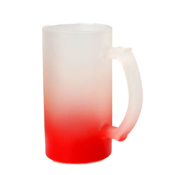 Frosted Color Changing Gradient Beer Mug With Handle