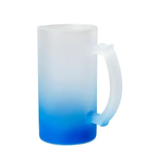 Frosted Color Changing Gradient Beer Mug With Handle