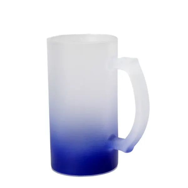 Frosted Color Changing Gradient Beer Mug With Handle