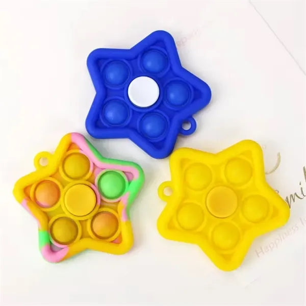 Star Pop Keychain Fidget Spinner