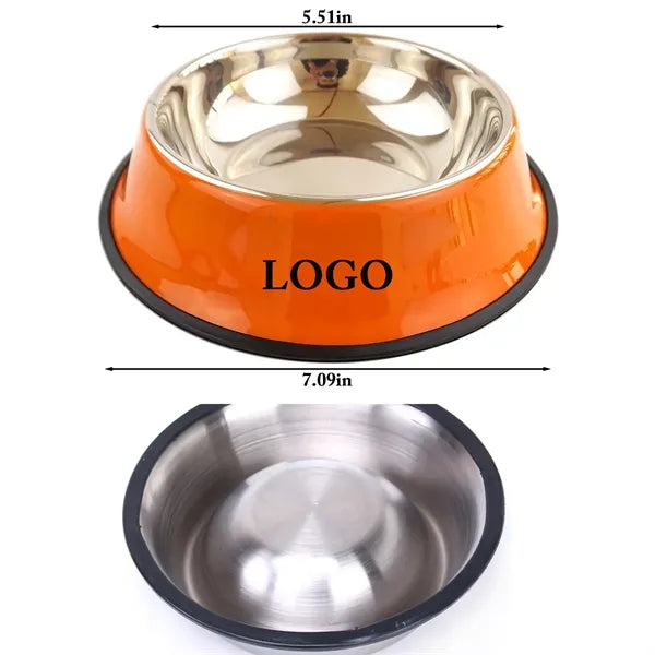 Stainless Steel Non-Slip Dog Bowl