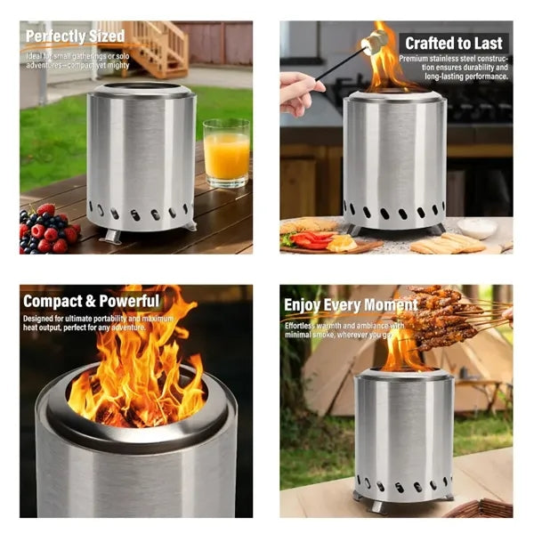 Portable Tabletop Fire Pit