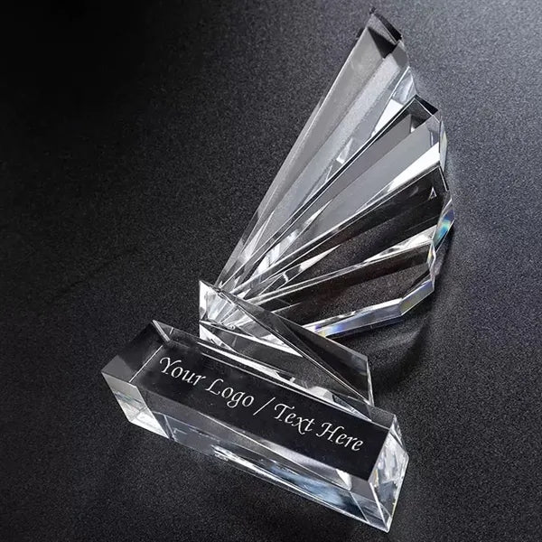 Stunning Wing Crystal Award Throphy