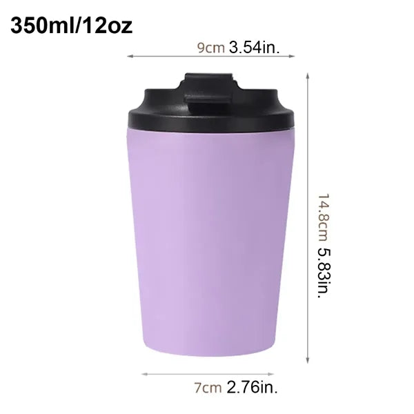304 Stainless Steel Coffee Cup Vacuum Insulation With Scale