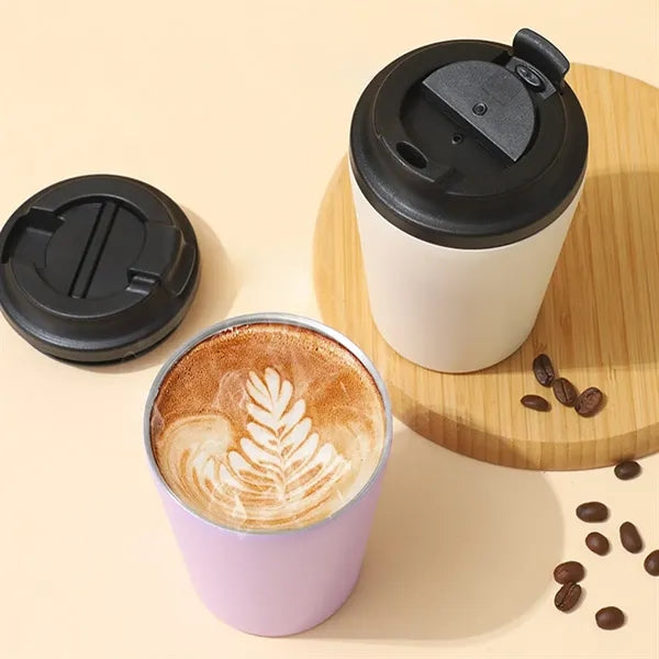 304 Stainless Steel Coffee Cup Vacuum Insulation With Scale