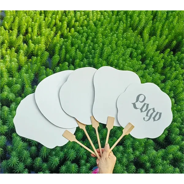 Logo Bleached Paper Fans