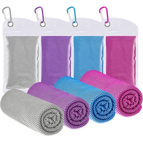 Microfiber Sports Sweat Fast Dry Hook Chilly Ice Cool Towel