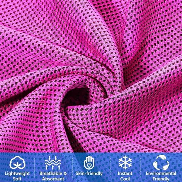 Microfiber Sports Sweat Fast Dry Hook Chilly Ice Cool Towel