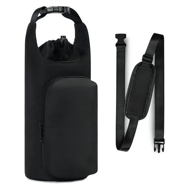 Water Bottle Carrier Bag with Phone Pocket