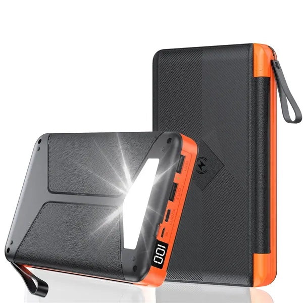 Multi-functional 8000mAh Portable Solar Charger