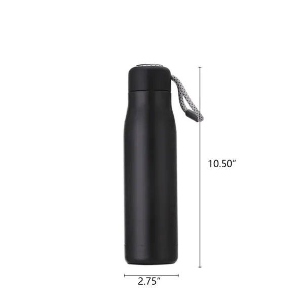 Portable Stainless Steel Sports Water Bottle - 18oz