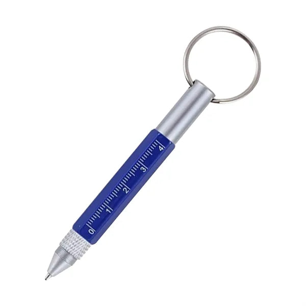 6 In 1 Metal Tool Pen With Key Ring