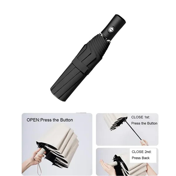 One-Key Auto Foldable Sun Defense Umbrella