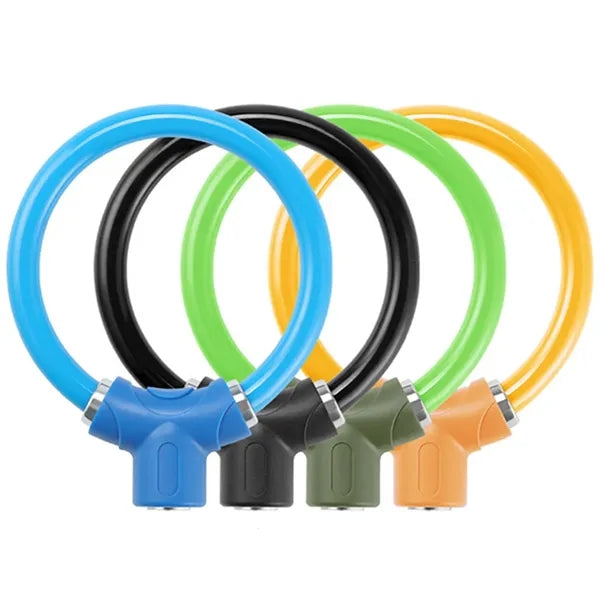 Simple Bicycle Ring Key Lock Anti-Theft Steel Cable
