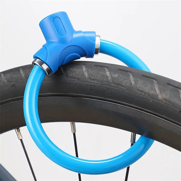 Simple Bicycle Ring Key Lock Anti-Theft Steel Cable