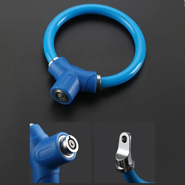 Simple Bicycle Ring Key Lock Anti-Theft Steel Cable
