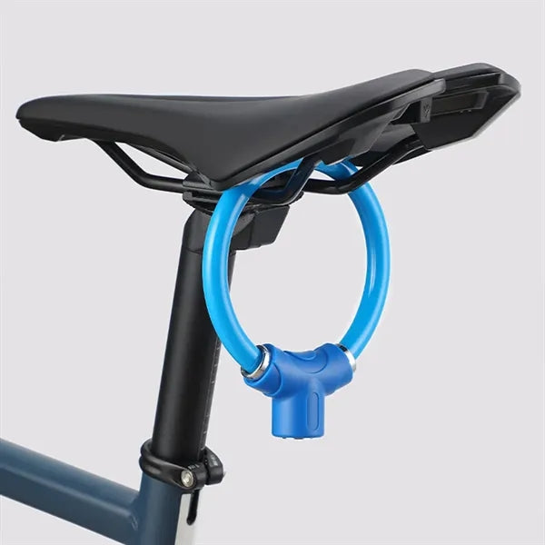 Simple Bicycle Ring Key Lock Anti-Theft Steel Cable