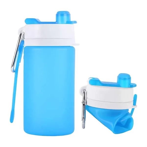26Oz Folding Water Bottle With Carabiner