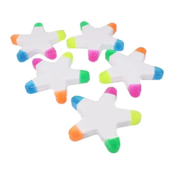Five Colors Highlighter Marker Pen