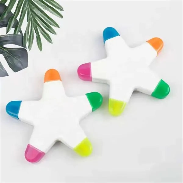 Five Colors Highlighter Marker Pen