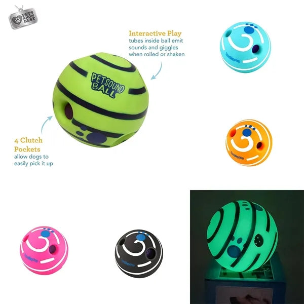 Interactive Durable Safe Shaking Sound Pet Ball