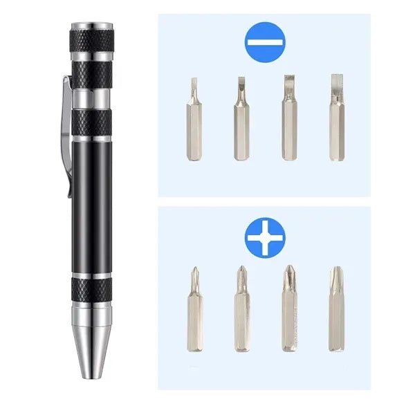 8 In 1 Precision Screwdriver Pen Set