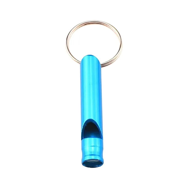Mini Aluminum Whistle Keyring Keychain