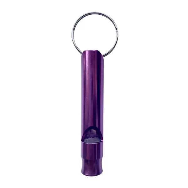 Mini Aluminum Whistle Keyring Keychain