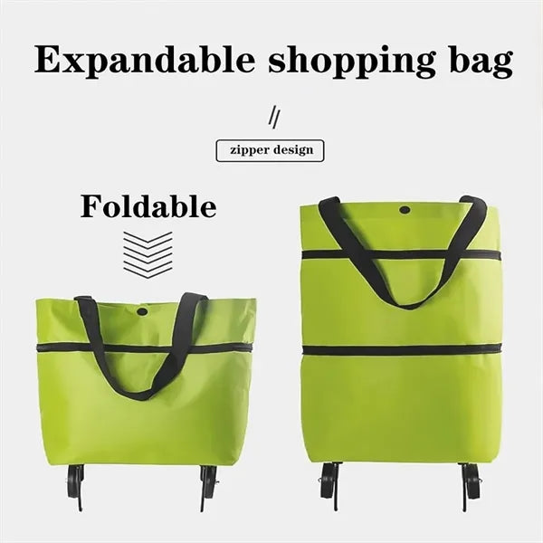 2-in-1 Lightweight Folding Shopping Cart