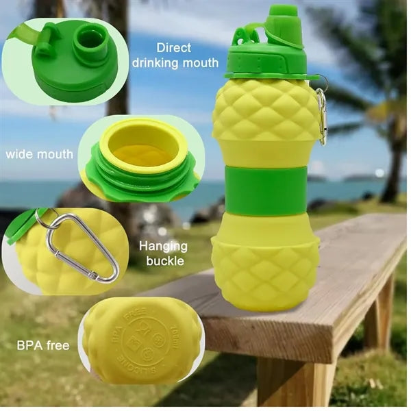 Collapsible Silicone Water Bottle