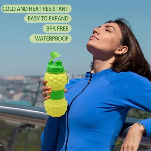 Collapsible Silicone Water Bottle