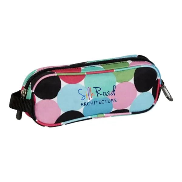 Pencil Case With Four Loops and Carabiner