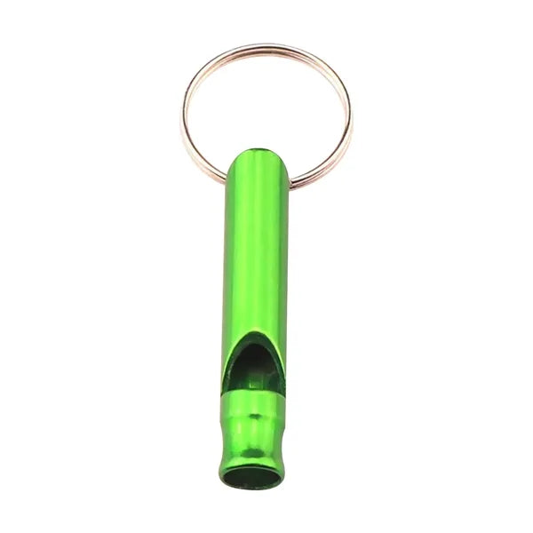 Mini Aluminum Whistle Keyring Keychain