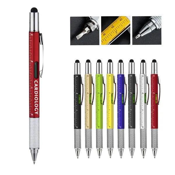 Multi Functional Screwdriver Tool Pen W/ Scale Ruler
