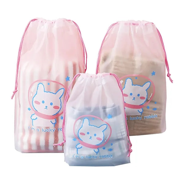Portable Drawstring Storage Bag Travel Organizer