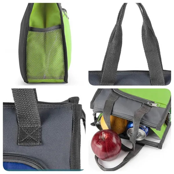 Portable Insulated Lunch Cooler Bag Thermal Ice Pack