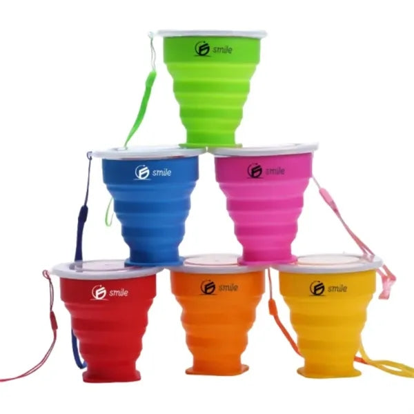 6OZ Collapsible Silicone Water Bottles